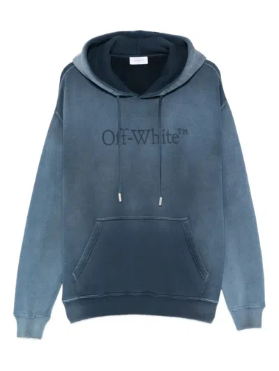 Off-white Laundry Skate Hoodie In Blue