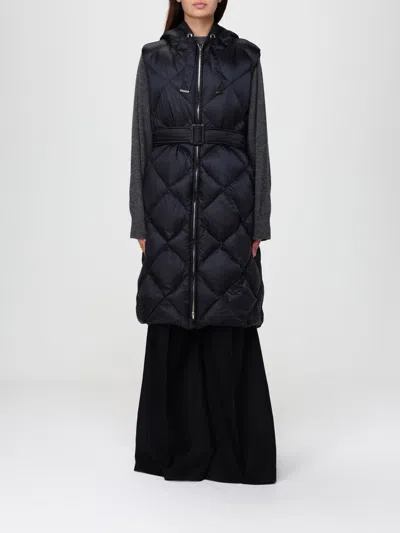 Max Mara The Cube Waistcoat  Woman Color Black In Blue