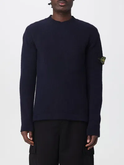 Stone Island Sweater  Men Color Blue In Blue