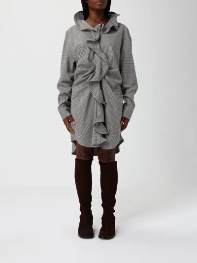 Msgm Dress  Woman Color White In White