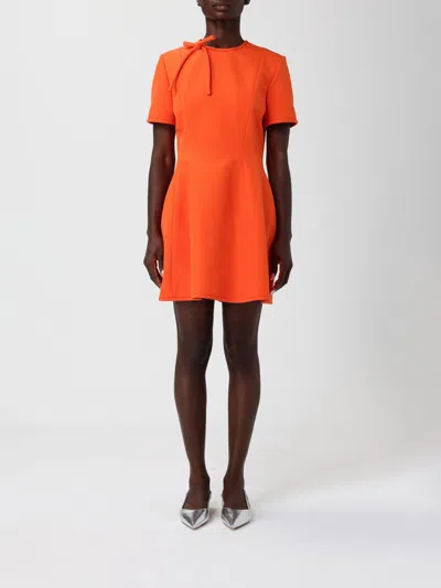 Msgm Dress  Woman Color Orange In Orange