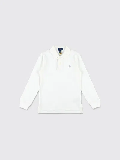 Polo Ralph Lauren Polo Shirt  Kids Color White In White