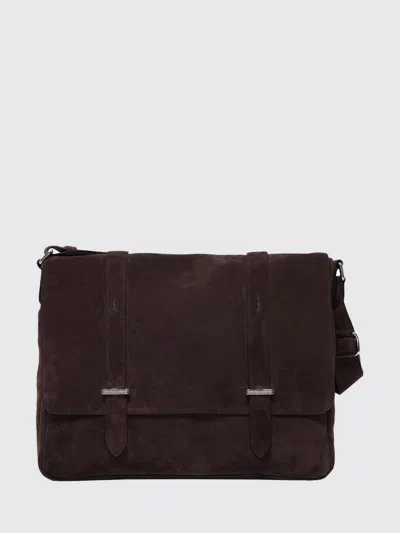 Orciani Jones Messenger Bag In Black