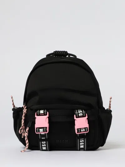 Msgm Duffel Bag  Kids Kids Color Black In Black