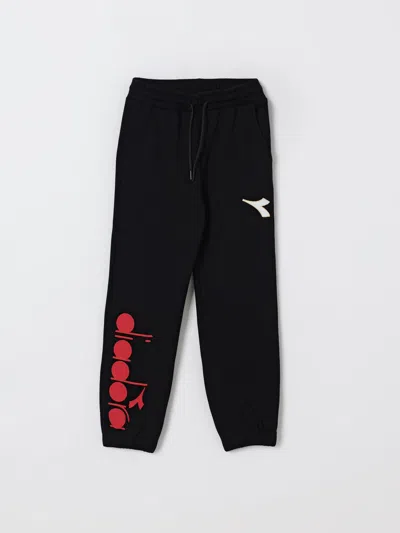 Diadora Pants  Kids Color Black In Black