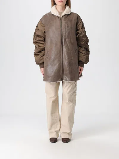 Isabel Marant Étoile Relaxed Oversized Jacket Featuring Front Pocket In Green