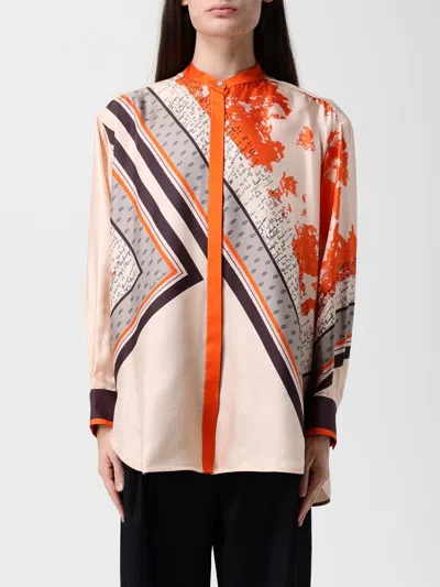 Paul Smith Printed Long-sleeve Shirt In Neutral