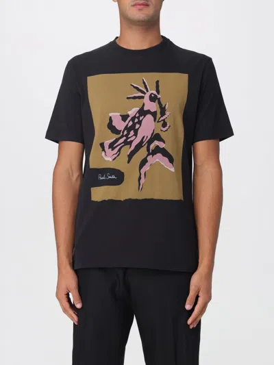 Paul Smith Graphic-print T-shirt In Black