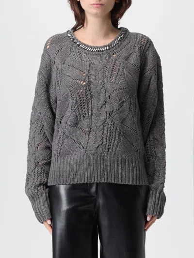 Liu •jo Sweater Liu Jo Woman Color Grey In Gray