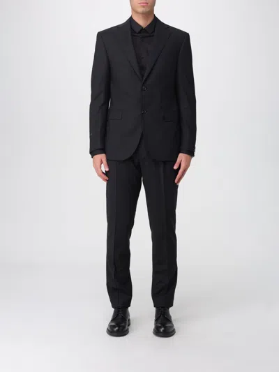 Corneliani Suit  Men Color Black In Black