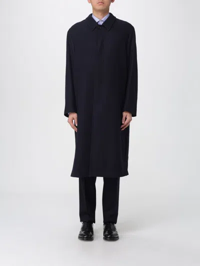 Boglioli Coat  Men Color Blue In Black