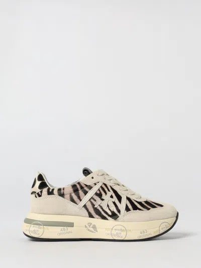 Premiata Sneakers In Animal Print