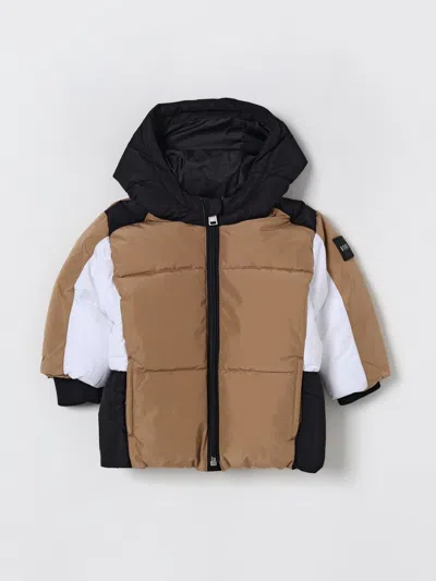 Hugo Boss Jacket Boss Kids Color Beige In Brown