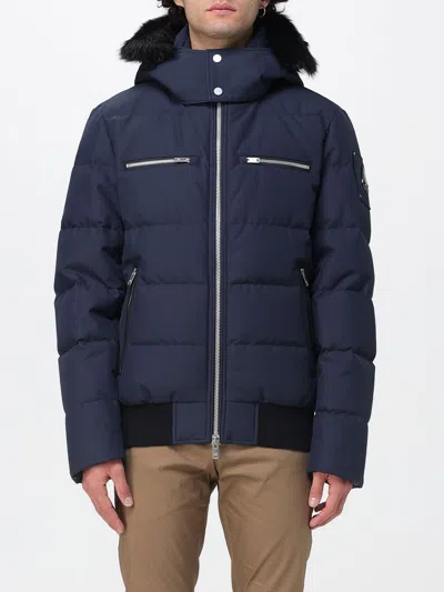 Moose Knuckles Cloud Detachable-hood Shell-down Jacket Navy In Blue