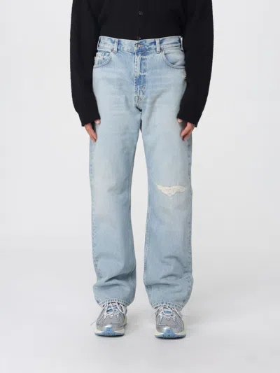 7 For All Mankind Straight-cut Denim Jeans In Blue