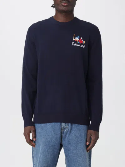 Mc2 Saint Barth Sweater  Men Color Blue In Blue
