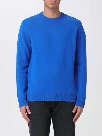Mc2 Saint Barth Embroidered Sweater In Blue