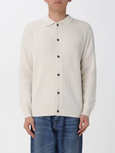Mc2 Saint Barth Polo-collar Cardigan In Yellow