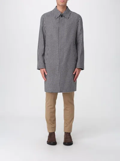 Manuel Ritz Coat  Men Color Multicolor In Blue