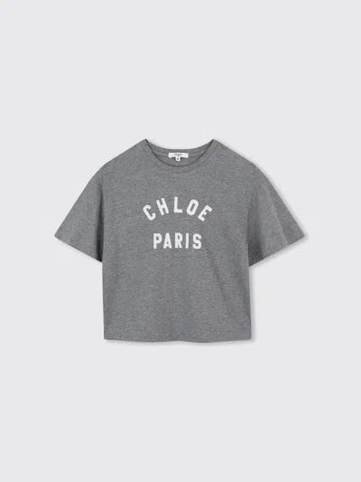 Chloé T-shirt  Kids Color Grey In Gray