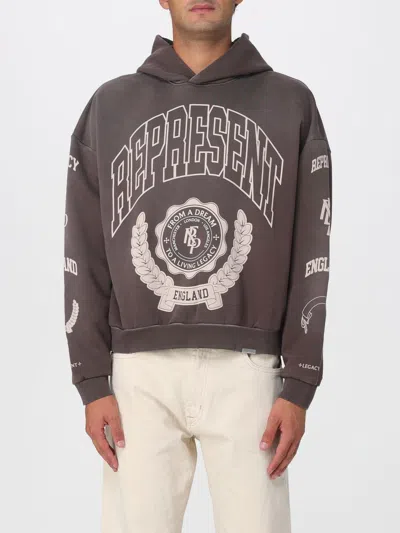 Represent Legacy Crest Hoodie In Brown