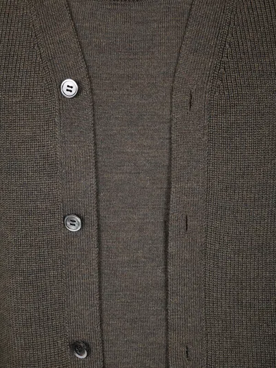 Comme Des Garçons Homme Deux Comme Des Garçons Homme Plus Cardigan In Brown