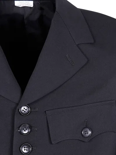 Comme Des Garçons Homme Deux Comme Des Garçons Homme Plus Pockets Jacket In Black