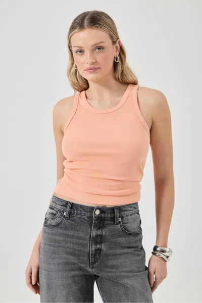 Rolla's Studio Rib Tank In Orange
