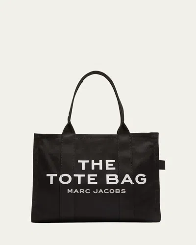 Marc Jacobs The Large Canvas Tote Bag In Black