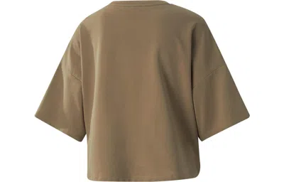 Puma (wmns) Infuse Oversized Tee In Brown