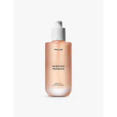 Phlur Womens Missing Person Scented Body Oil 118ml In Transparent