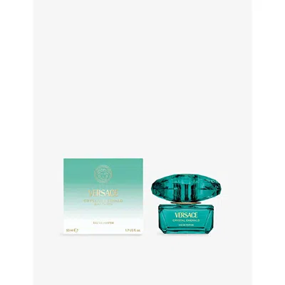 Versace Womens Crystal Emerald Eau De Parfum 50ml In Green