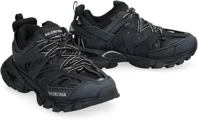 Balenciaga Track Sneakers In Mesh And Synthetic Leather In Black