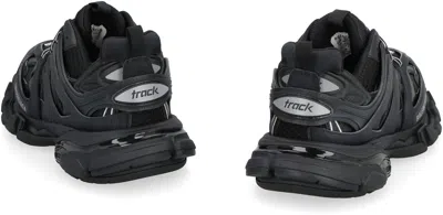 Balenciaga Track Sneakers In Mesh And Synthetic Leather In Black