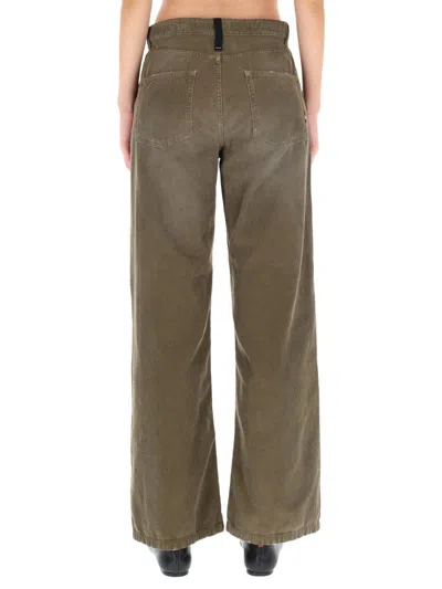 Amish Belt Loop Trousers In Green