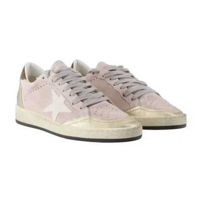 Golden Goose Ballstar Suede Upper Toe Tongue Heel And Spur Leather Star Sneakers Multicolor In Multi