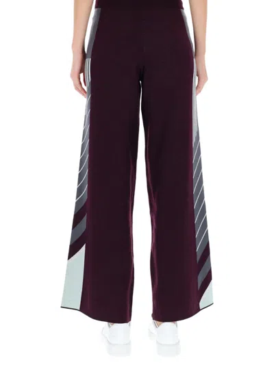 Casablanca "diagonal" Tennis Pants In Purple