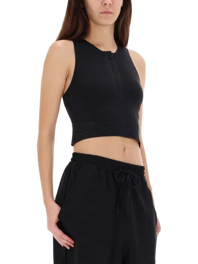 Y-3 Running Fitted Top In Black