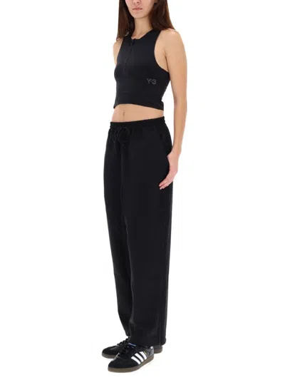 Y-3 Running Fitted Top In Black