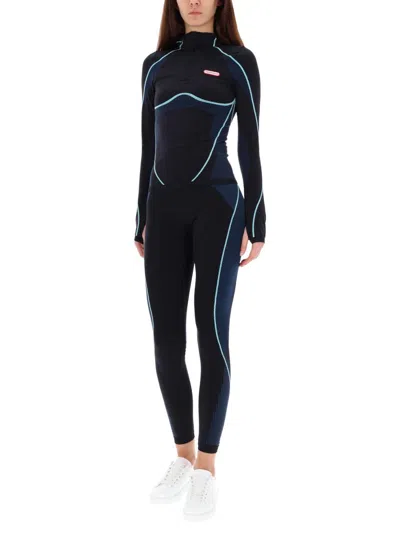 Casablanca Seamless Leggings In Blue