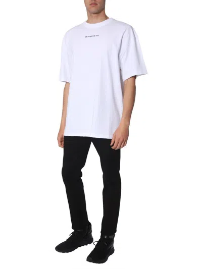 Ih Nom Uh Nit White Oversized Graphic Print T-shirt With Bowie Design In White