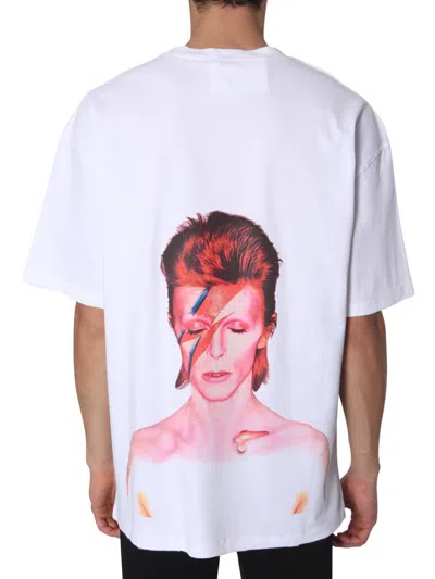 Ih Nom Uh Nit White Oversized Graphic Print T-shirt With Bowie Design In White
