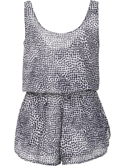 Stella Mccartney Mixed Animals & Elastic All In One Printed Coverup