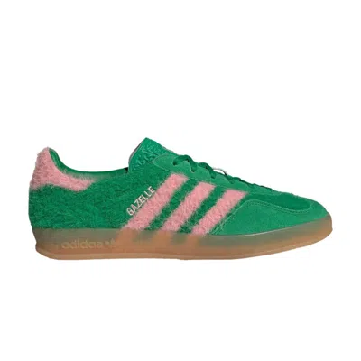 Pre-owned Adidas Originals Adidas Wmns Gazelle Bold 'green Glow Pink' | Women's Size 7