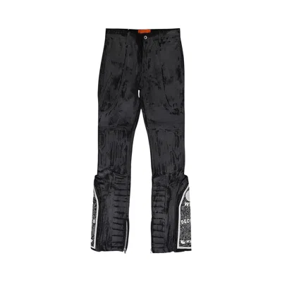 Pre-owned Who Decides War Mrdr Moto Denim 'coal' | Black | Men's Size 30