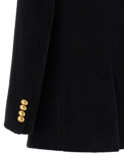 Tagliatore 'blanche' Coat In Black