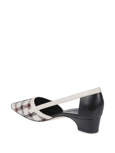 Manolo Blahnik Check-pattern Pumps In Multi