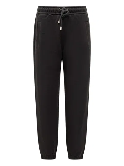 Lanvin Drawstring Cuffed Track Pants In Brown