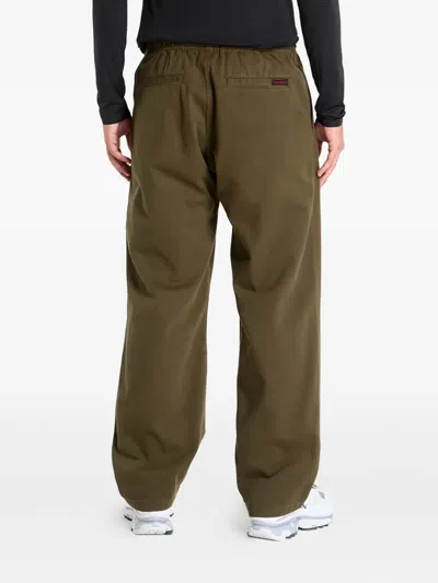 Gramicci Belted Trousers In Green