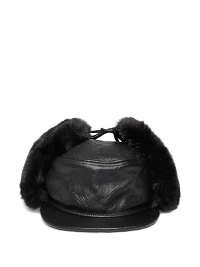 Daily Paper Monogram-logo Chapka Hat In Black